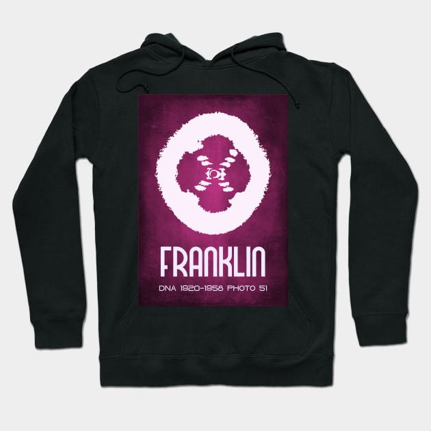 Rosalind Franklin Photo 51 DNA Crystallisation Hoodie by labstud